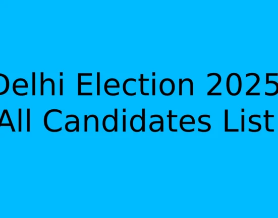 Delhi Election 2025 All Candidates List